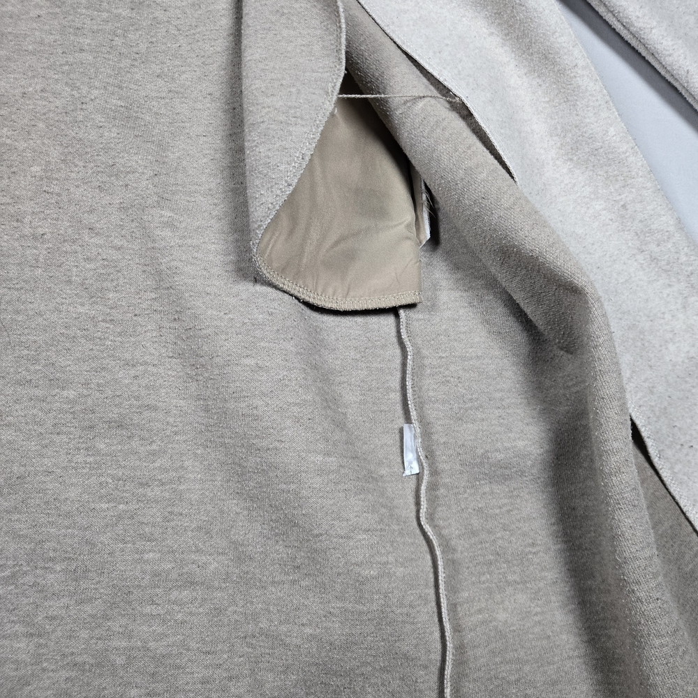 Zara Basic Soft Felt Texture Coat – Beige Marl Lo… - image 5